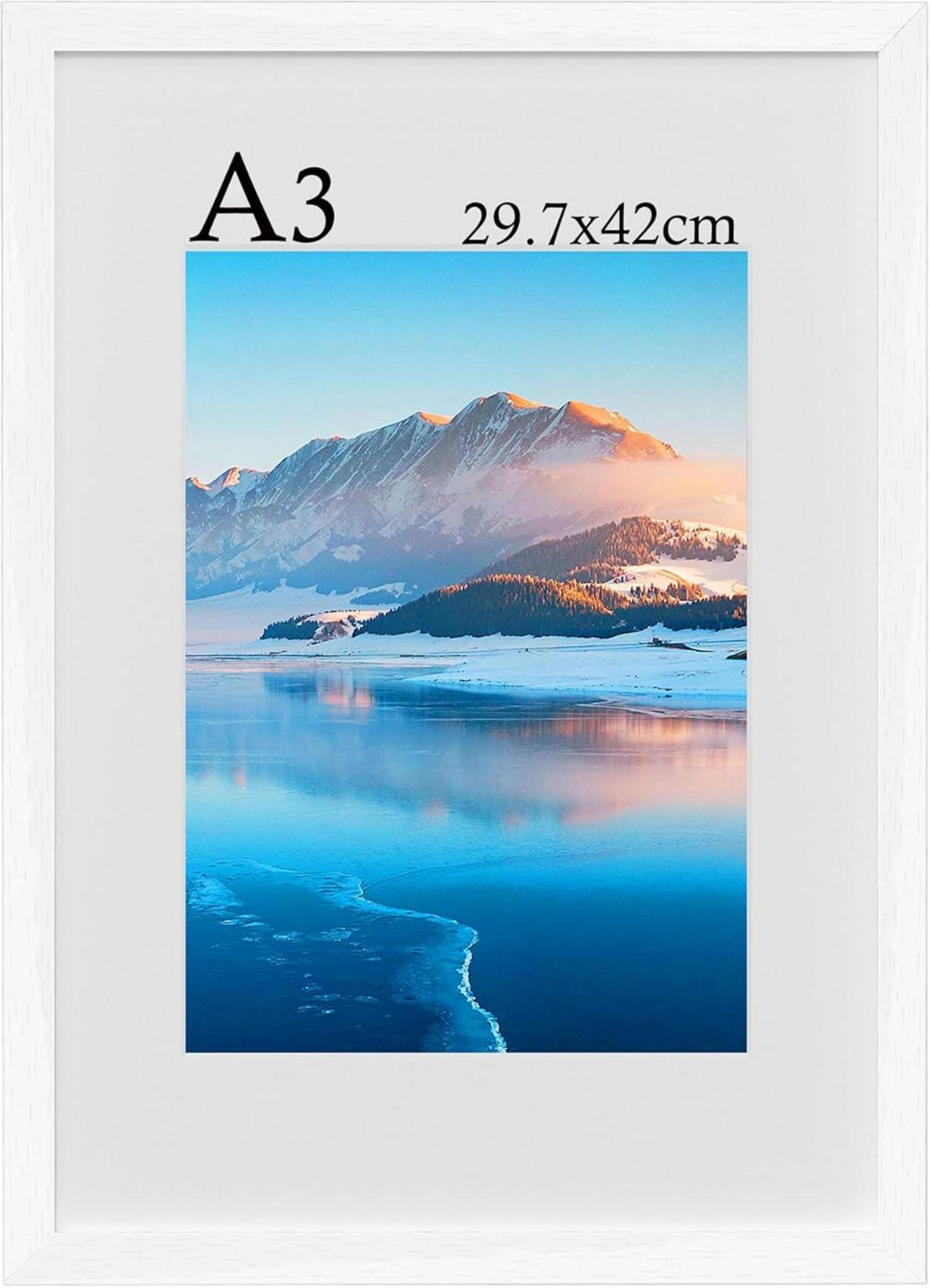 Holz Bilderrahmen 29,7x42 cm für A3 Poster und Fotos