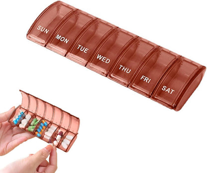 Wöchentliche Pillenbox für Medikamente und Vitamine