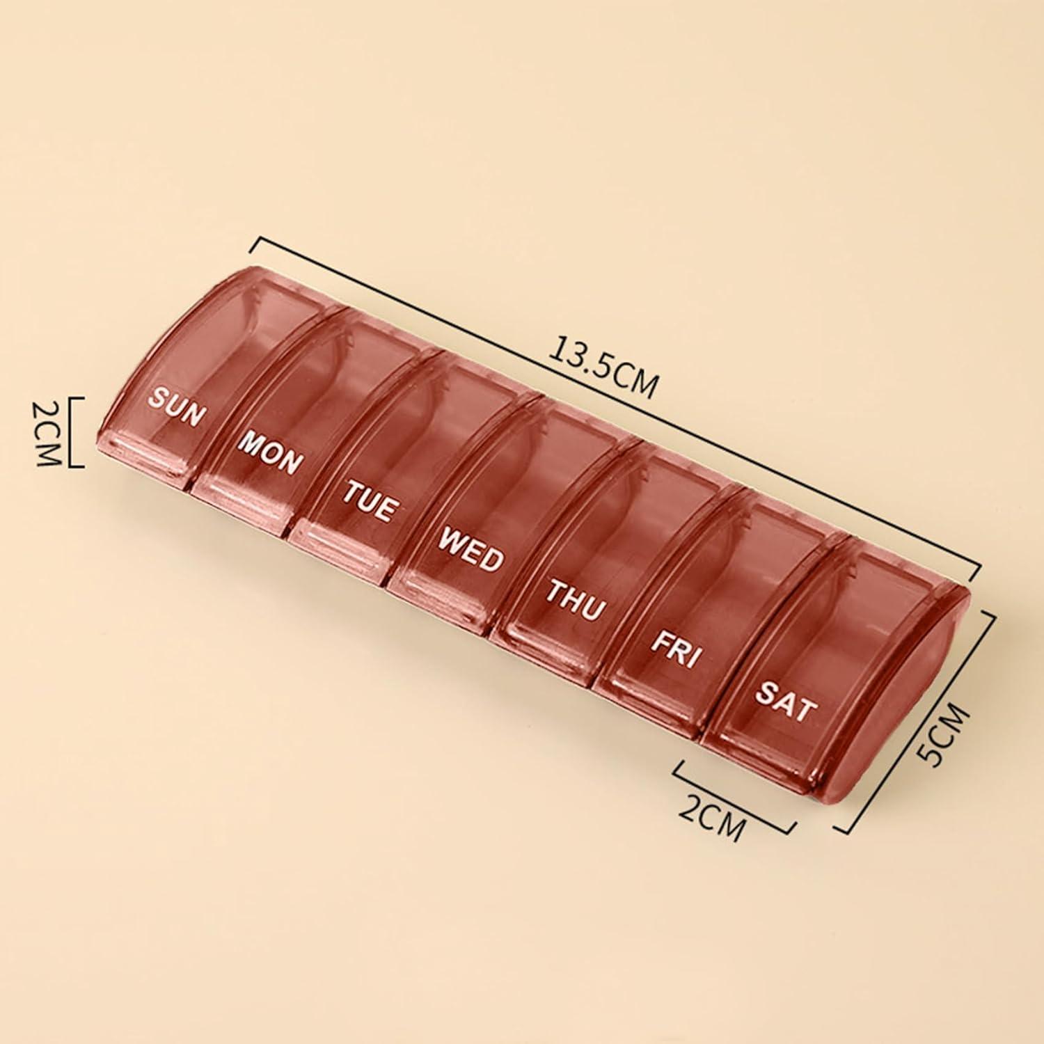 Jaimela Tablettenbox 7 Tage Pillendose Medikamentenbox