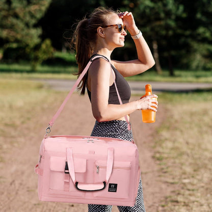 Sporttasche Weekender Gym Bag Handgepäck Damen Herren - Schwarz