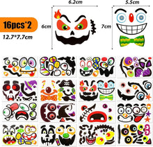 Halloween Kürbis Aufkleber Selbstklebend Bastelset für