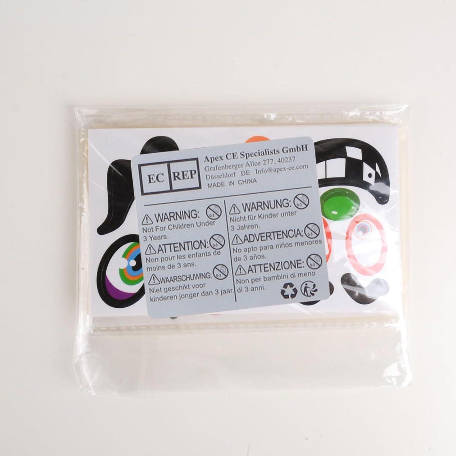 Halloween Aufkleber Set 32 Stück Selbstklebend Kürbis Gesicht Deko Kinder