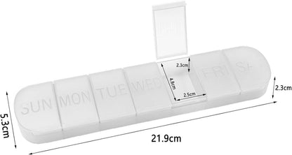 Tablettenbox 7 Tage Medikamenten Wochenbox Pillendose Tablettendose