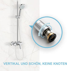 OFFO Brauseschlauch 2,0m PVC Hochdruck Duschschlauch