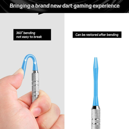 CyeeLife Darts Schaft Set 15 Stück mit O-Ringen Schwarz