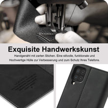 Samsung Galaxy A12 M12 Hülle Leder Wallet Case Schutzhülle