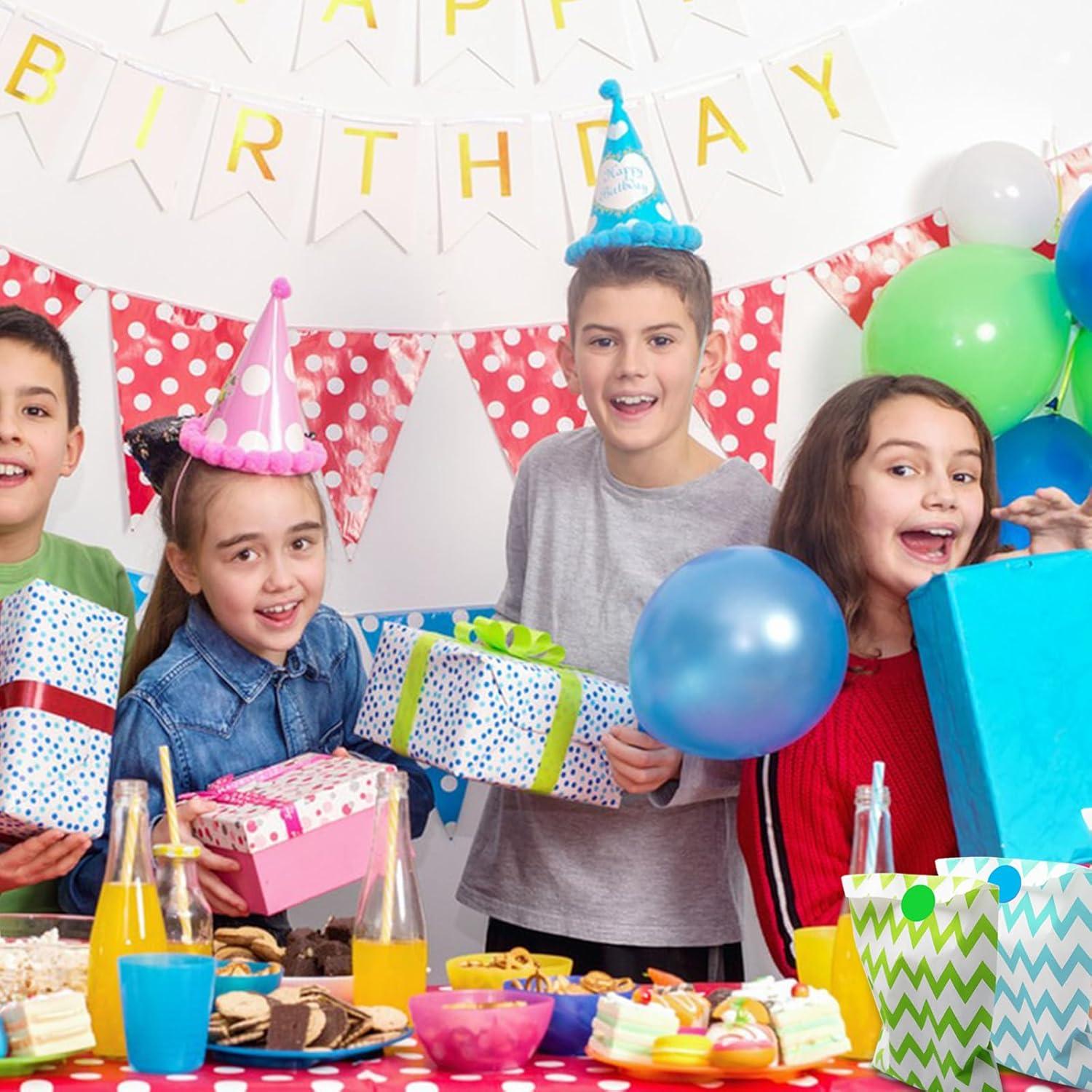100 Bunte Candybar Tüten für Süßigkeiten Kindergeburtstag