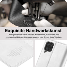 Samsung Galaxy A12/M12 Hülle Leder Wallet Case Schutzhülle