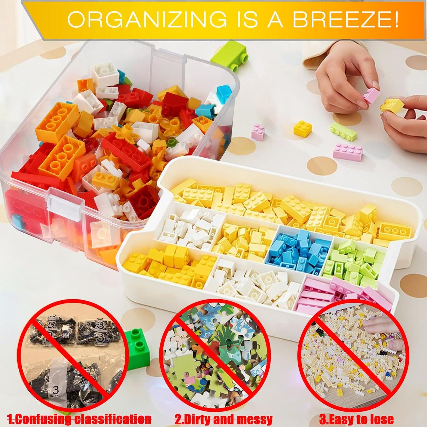 WillingHeart Aufbewahrungsbox Lego Aufbewahrung Box mit