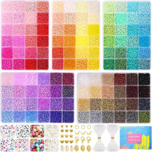 DIY Perlen Set 3mm - 120 Farben, Buchstabenperlen, Charms