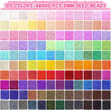 120 Farben Funtopia 2mm Perlen Set für Armbänder Mädchen