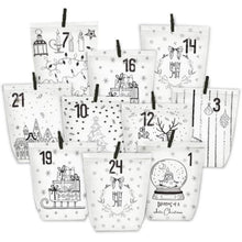 Adventskalender zum Befüllen 24 Weihnachtskalender