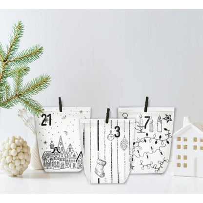 Adventskalender zum Befüllen 24 Weihnachtskalender