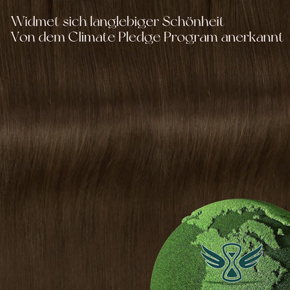 Echthaar Clip-Ins Braun 55cm – Volle Fülle & Natürlicher Look