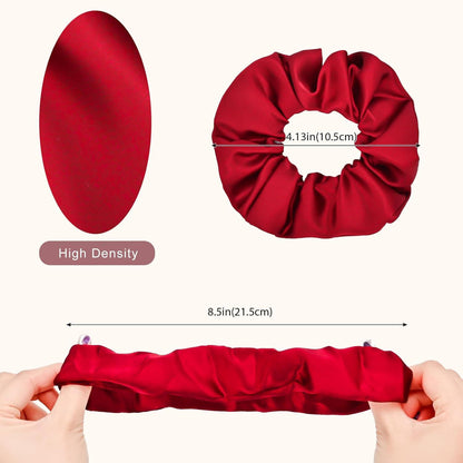 8er Pack Seide Scrunchies Haargummis für Damen - Premium Satin Pferdeschwanzhalter in 8 Farben