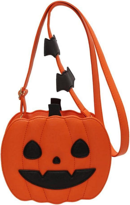Kürbis Handtasche Halloween Gothic Umhängetasche Teufel Geldbörse