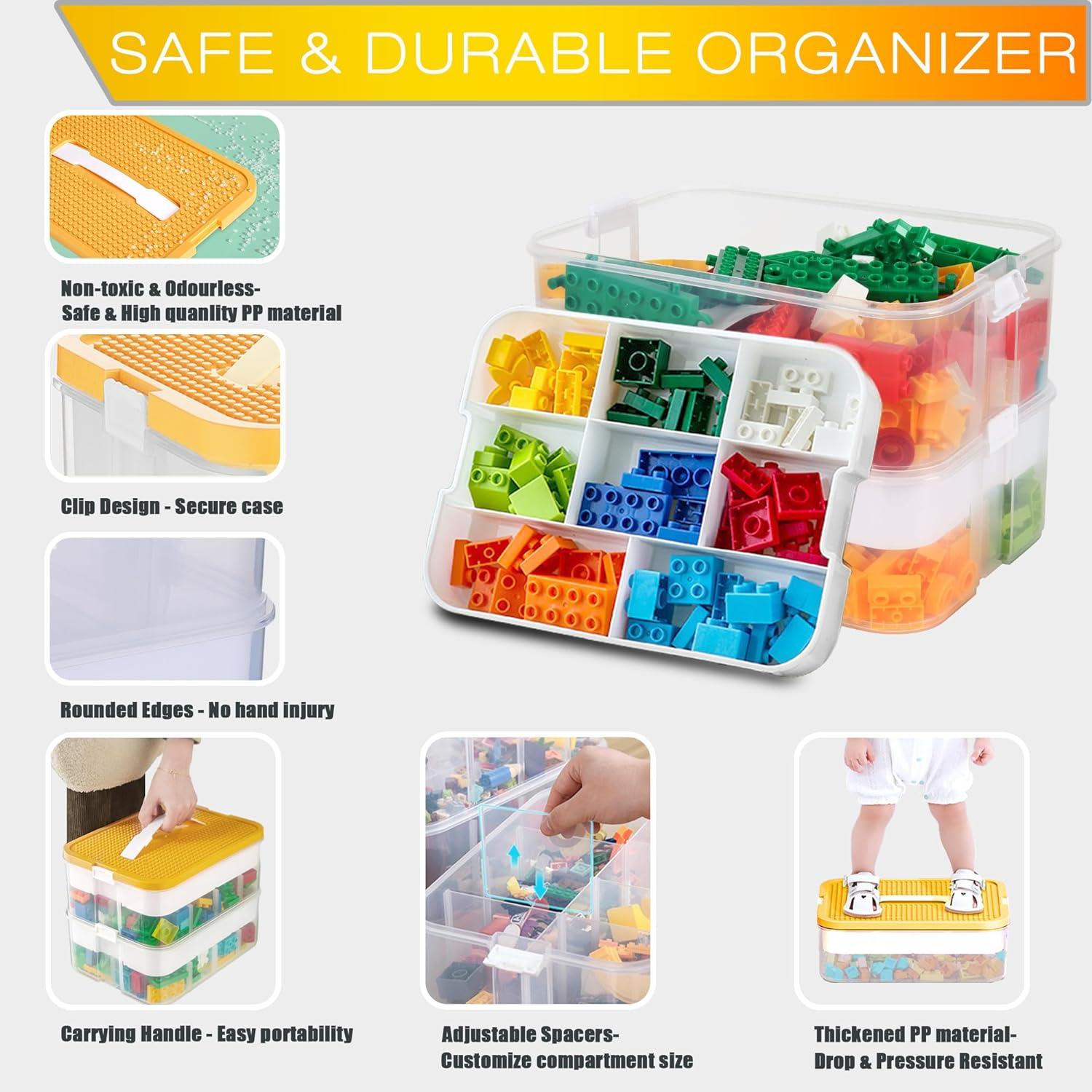 Aufbewahrungsbox Lego Bausteine Duplo Stapelbar Box Spielzeugkiste