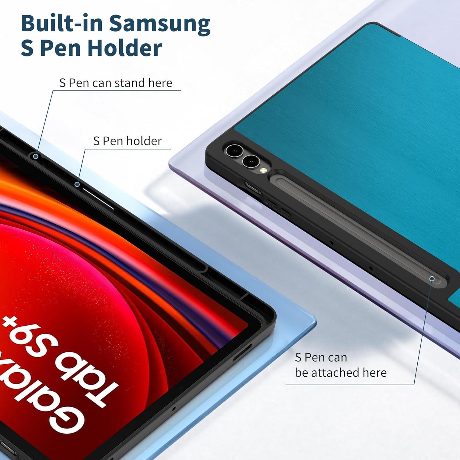 Schutzhülle für Samsung Galaxy Tab S9 FE Plus 12,4 Zoll 2023 - Slim PU
