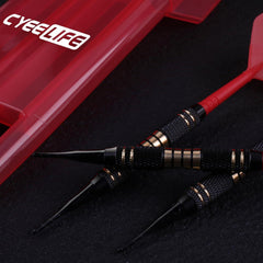 Dartpfeile Set Kunststoffspitze Elektronische Dartscheibe 18g Profi Softdarts Rot