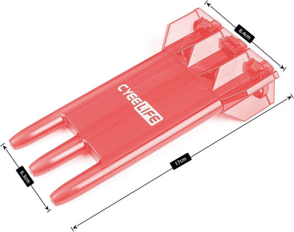 Professionelle CyeeLife Dartpfeile Kunststoffspitze Set 18g Darts ROT