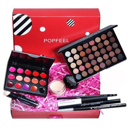 Make-up Set Damen – Komplett Schminkset für Gesicht, Augen & Lippen