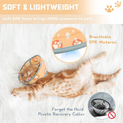 Supet Einstellbare Halskrause Katze Orange S 12.7-22.9cm