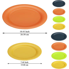 Evanda Kunststoff Teller Set 8er 26/19cm unzerbrechlich