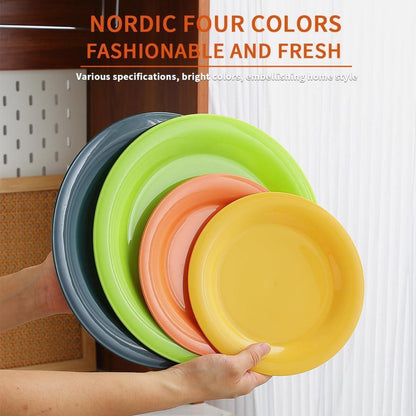 Evanda Kunststoff Teller Set 8er 26/19cm unzerbrechlich