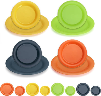 8er Set Kunststoff Speiseteller 26/19cm