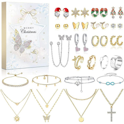 MJARTORIA Schmuck Adventskalender 2024 Damen Mädchen