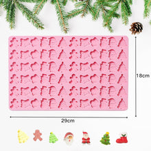 Weihnachts-Silikonform Lebkuchenmann Weihnachtsbaum