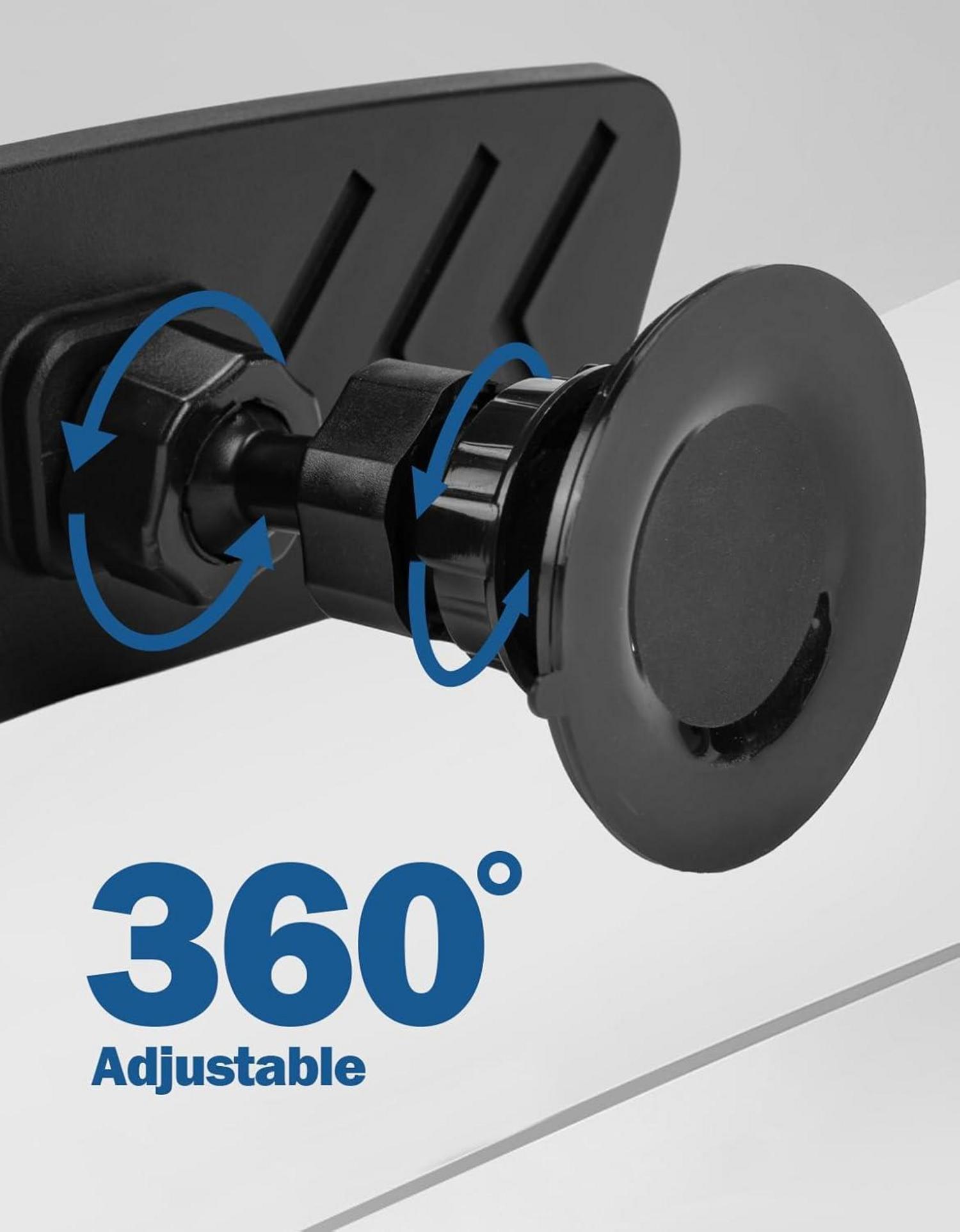 JOYTUTUS Rückspiegel Auto mit Saugnapf und Panorama, Innenspiegel für SUV Trucks 200x60mm