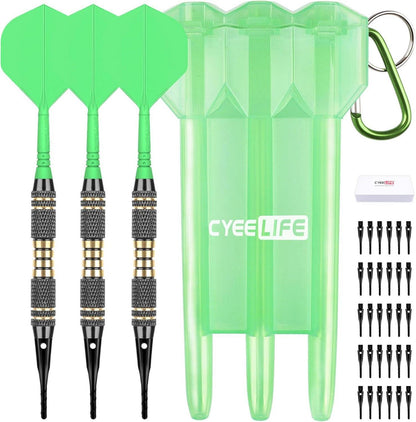 Dartpfeile Kunststoffspitze Set 3 Stück 18g Softdarts Aufbewahrungsbox