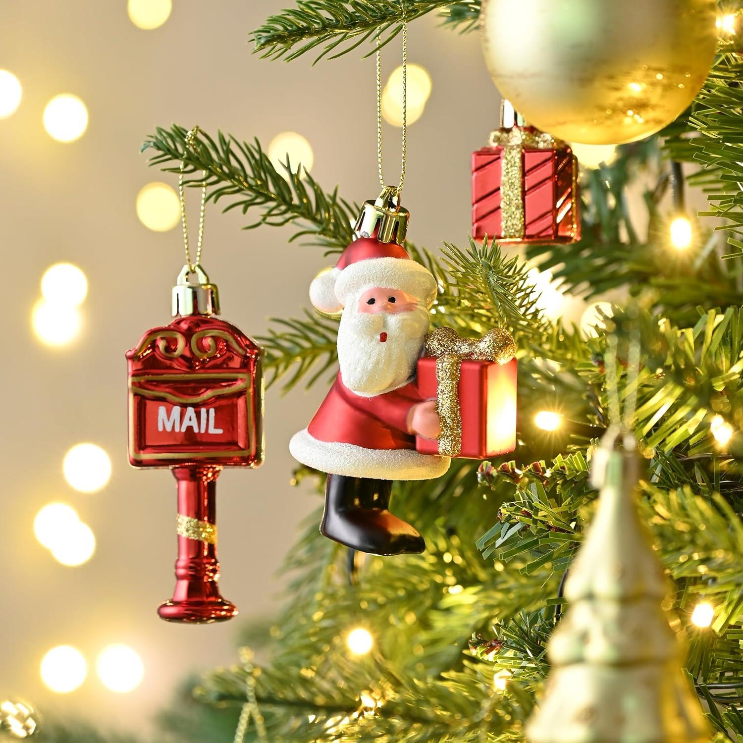 Weihnachtskugeln 40er Set Rot Gold Christbaumschmuck.pkl