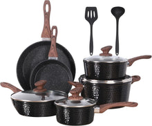 Kitchen Academy 12-teiliges Induktions Antihaft-Kochgeschirr-Set Grün