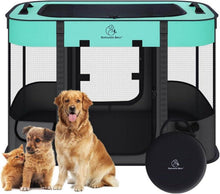 Welpenauslauf Hundebox faltbar Wasserdicht Tierlaufstall abnehmbar