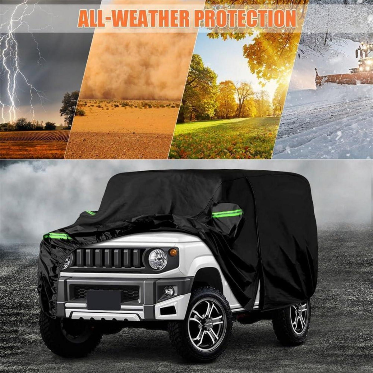 Wasserdichte Autoabdeckung für Suzuki Jimny (3-Türer) 1998-2024