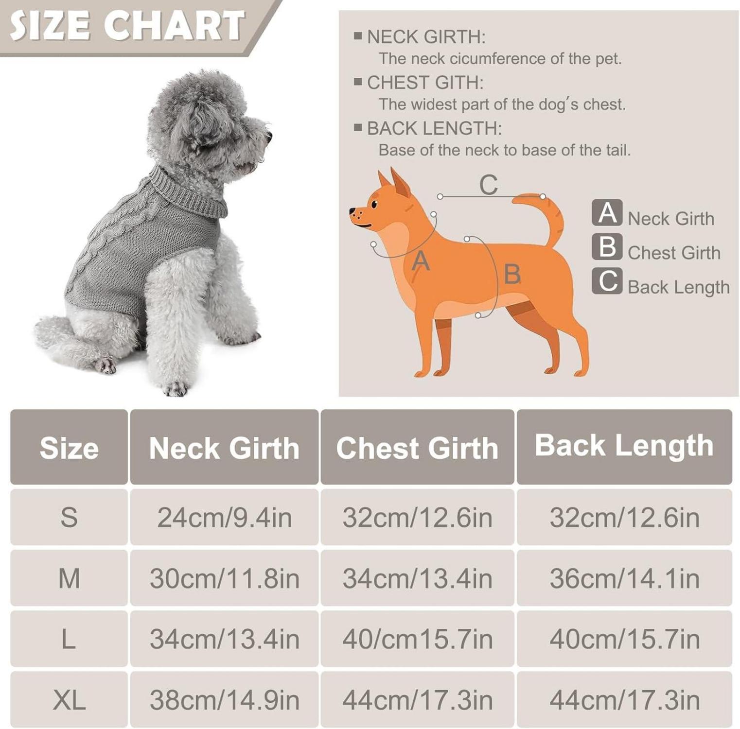 Hundepullover Winter Warmer Rollkragen Strickpullover Weich Kleine