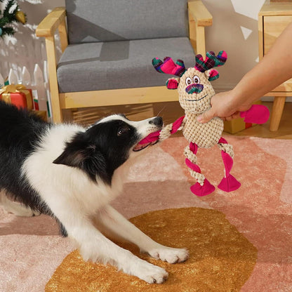 Interaktives Hundespielzeug Elch Weihnachten Kauspielzeug Welpen Medium