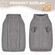 Hundepullover Rollkragen Strickpullover Warmer Winter Weich