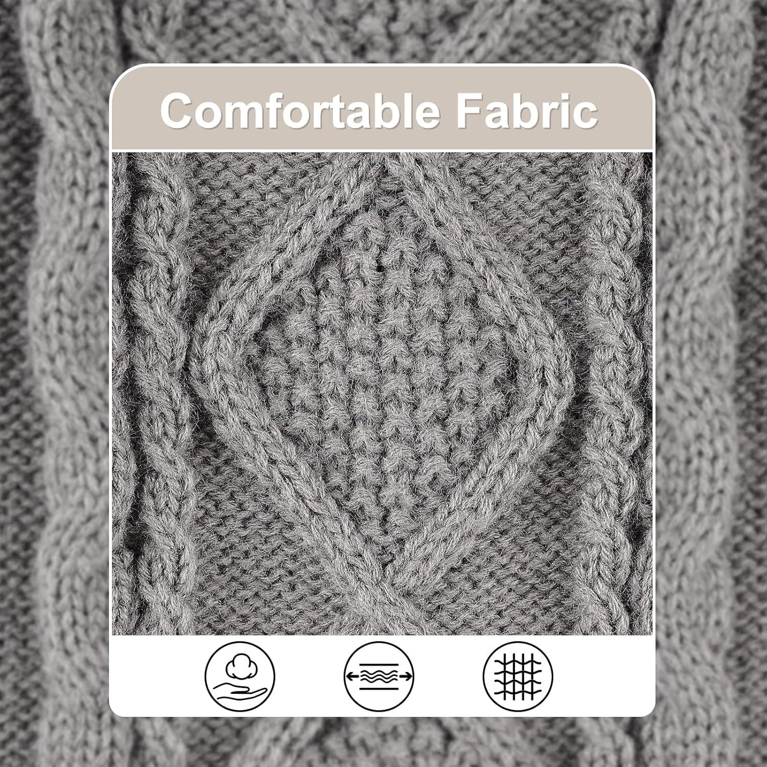 Hundepullover Winter Strickpullover Rollkragen Katzen Hunde X-Large