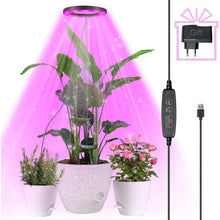 Pflanzenlampe LED Vollspektrum Grow Lampe 3 Modi Timer