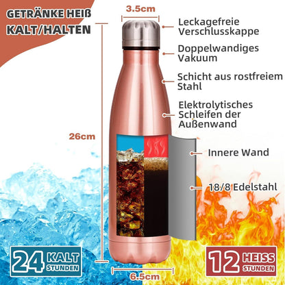 Penguin Thermosflasche 500ml Edelstahl Jahrestag Geschenke für Sie