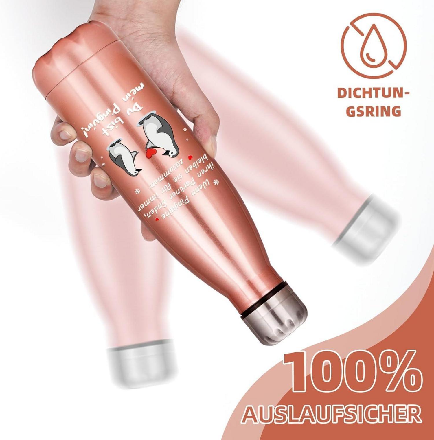 Jahrestag Geschenke für Sie - Pinguin Thermosflasche Edelstahl 500ml