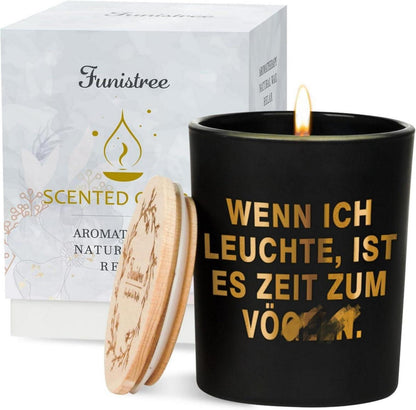 Weihnachtsgeschenke Duftkerze Glas Männer Romantische Weihnachtskerzen