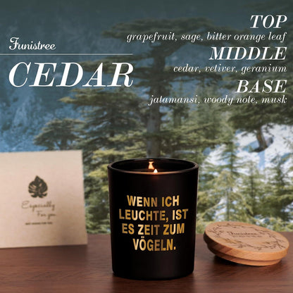 Weihnachtsgeschenke Duftkerze für Männer im Glas - Romantische Christmas Candles A1-männer
