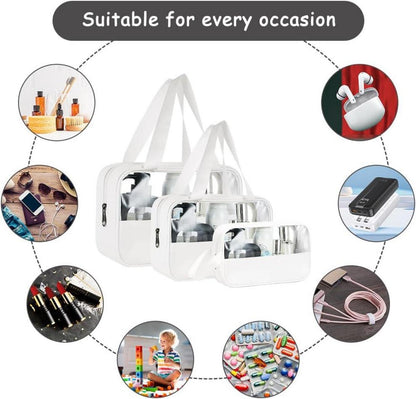 Transparente Kulturtasche Reise Kosmetiktasche wasserdicht Organizer