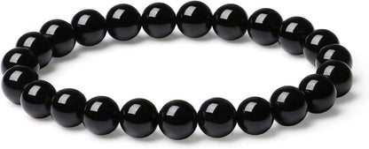 Kristall Armband Natürliche Obsidian Perlenarmband XIANNVXI