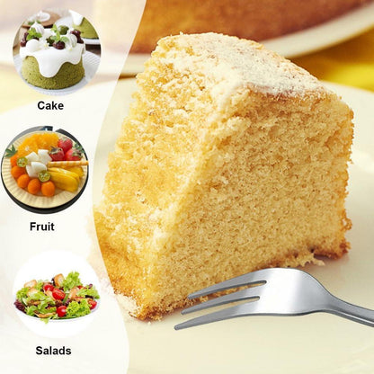 Gohytal Kleine Löffel und Gabeln Set Edelstahl 24 Stück 5,71 Inch für Hochzeit und Geburtstag