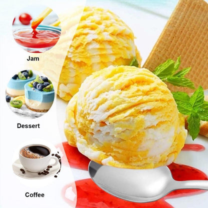 Kleine Edelstahl Löffel und Gabeln Set 24 Stück 5,71 Inch für Hochzeit